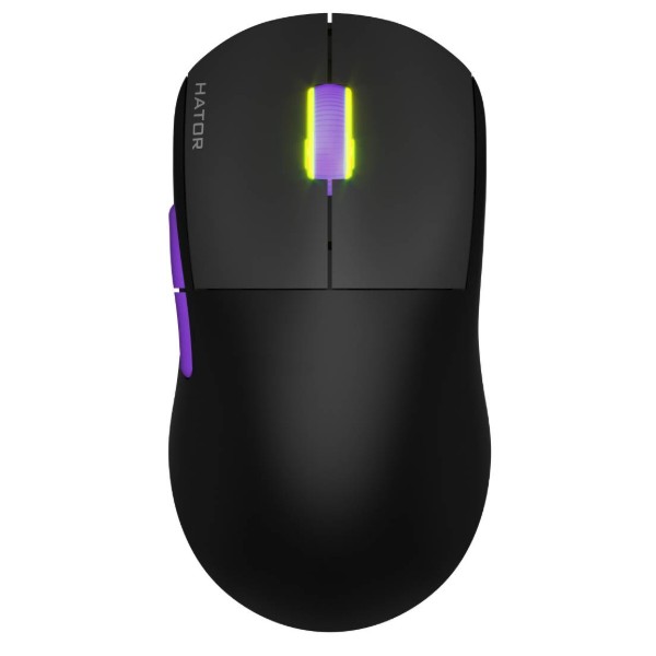 Фото - Мышь беспроводная игровая Hator Quasar 2 Ultra 4K Wireless/Bluetooth/USB Black-Lilac (HTM570BL) Фото - Мышь беспроводная игровая Hator Quasar 2 Ultra 4K Wireless/Bluetooth/USB Black-Lilac (HTM570BL)