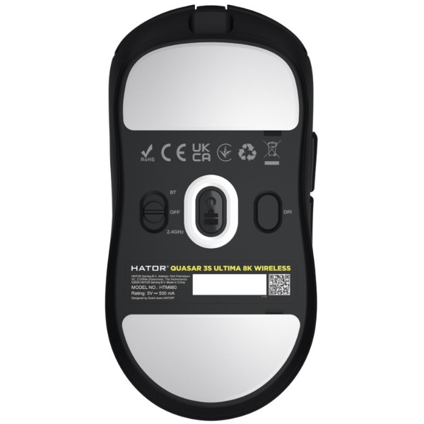 Фото - Миша бездротова ігрова Hator Quasar 3S ULTIMA 8K Wireless (HTM660) Black