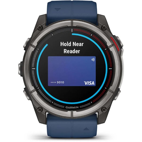 Фото - Смарт-годинник Garmin quatix 8 51mm, AMOLED, Saph (010-02905-91)