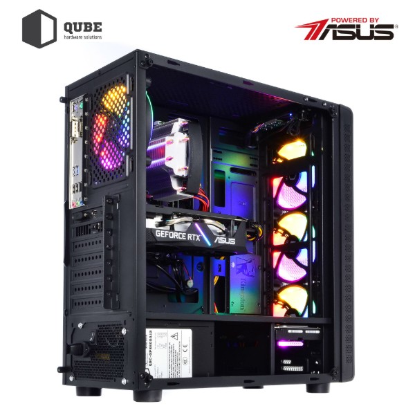 Фото - Системный блок QUBE QB Ryzen 5 5600X GT 1030 2GB 162 (Ryzen55600XGT10302GB162)