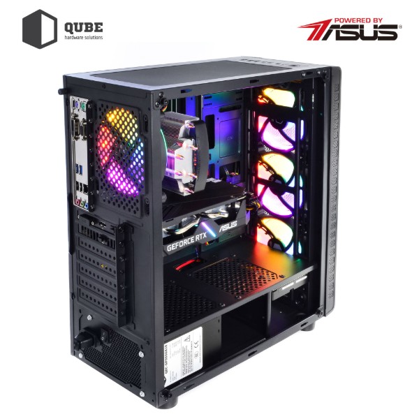 Фото - Системный блок QUBE QB Ryzen 5 5600X GT 1030 2GB 162 (Ryzen55600XGT10302GB162)