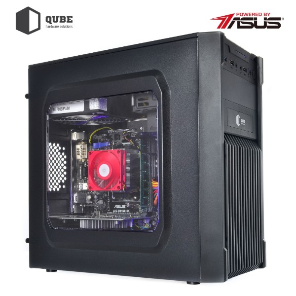 Фото - Системный блок QUBE QB Ryzen 5 3600 GT 1030 2GB 161 (Ryzen53600GT10302GB161)