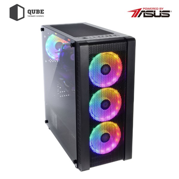 Фото - Системный блок QUBE QB Ryzen 5 5600X GT 1030 2GB 162 (Ryzen55600XGT10302GB162)