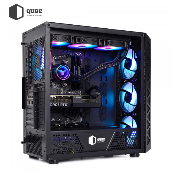 Фото - Системный блок QUBE QB i9 13900KF RTX 3050 8GB Z1 32102 (i913900KFRTX30508GBZ132102)