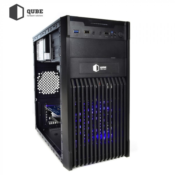 Фото - Системний блок QUBE QB Ryzen 5 5500 GT 1030 2GB 821 (Ryzen55500GT10302GB821)