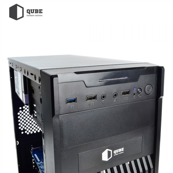 Фото - Системный блок QUBE QB Ryzen 5 5500 GT 1030 2GB 81 (Ryzen55500GT10302GB81)
