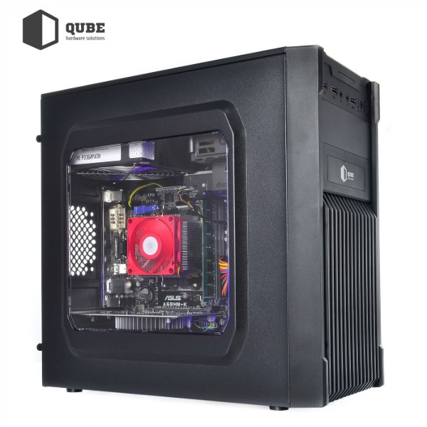 Фото - Системний блок QUBE QB Ryzen 5 5500 GT 1030 2GB 811 (Ryzen55500GT10302GB811)