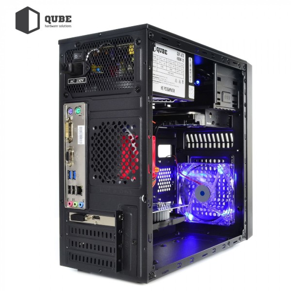 Фото - Системный блок QUBE QB Ryzen 5 5500 GT 1030 2GB 81 (Ryzen55500GT10302GB81)