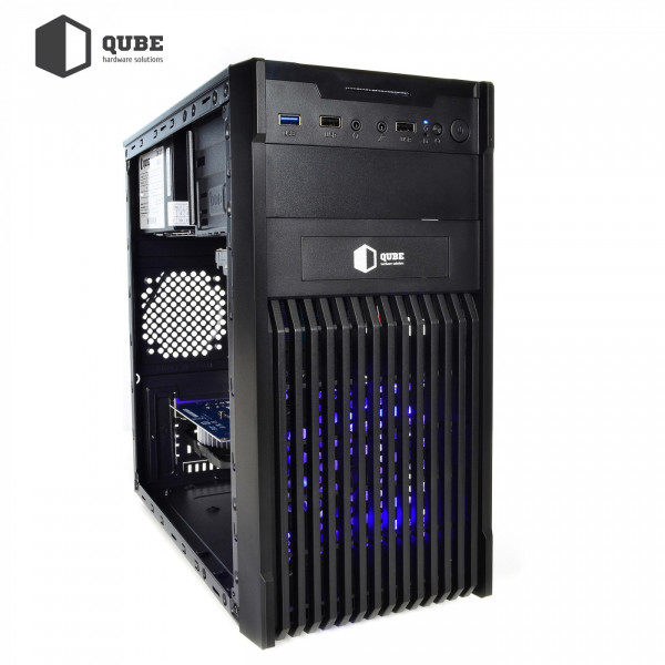 Фото - Системний блок QUBE QB Ryzen 5 5500 RX 560 4GB 82 (Ryzen55500RX5604GB82)