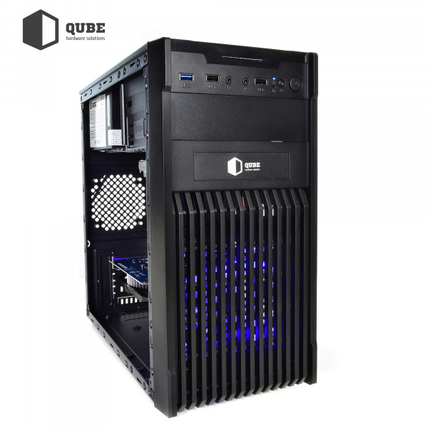 Фото - Системный блок QUBE QB Ryzen 5 5600 GT 1030 2GB 161 (Ryzen55600GT10302GB161)