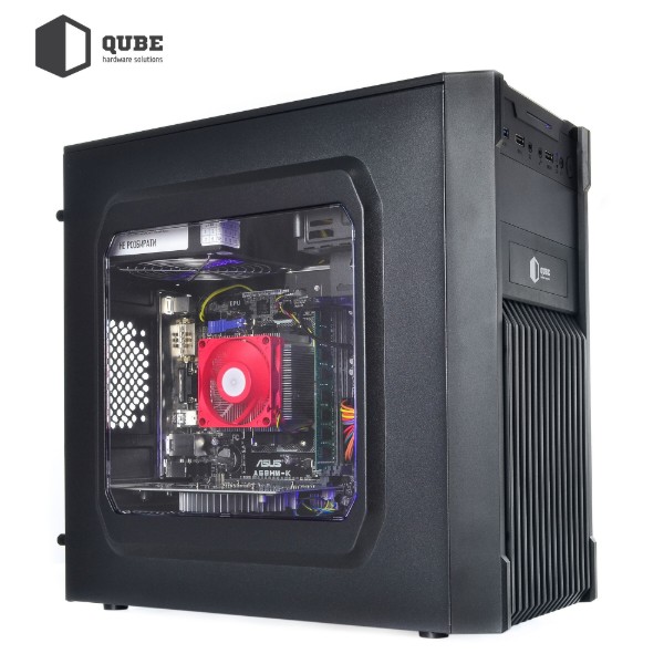 Фото - Системный блок QUBE QB Ryzen 5 5600 GT 1030 2GB 162 (Ryzen55600GT10302GB162)
