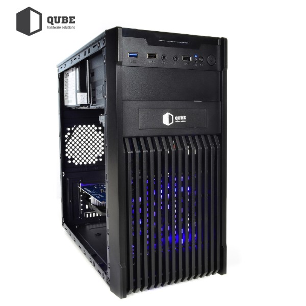 Фото - Системный блок QUBE QB Ryzen 5 5600 GT 1030 2GB 162 (Ryzen55600GT10302GB162)