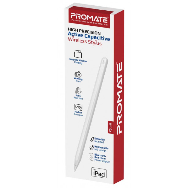 Фото - Стилус Promate quill.white