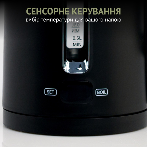 Фото - Электрический чайник QUIN KTL-202 Black