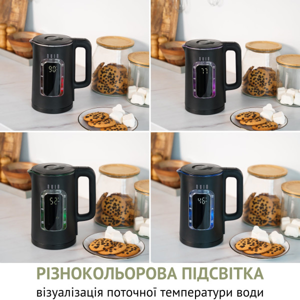 Фото - Електричний чайник QUIN KTL-303 Black