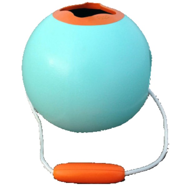 Фото - Відро для гри в пісочниці Quut Ballo Orange/Blue (170129)