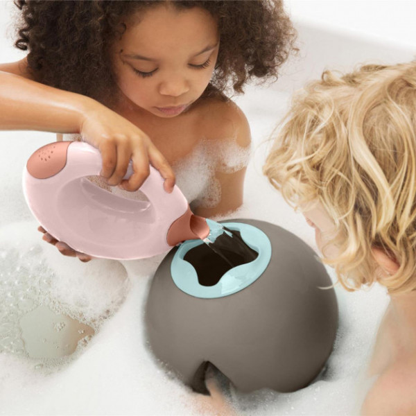 Фото - Ведро для игры в песочнице Quut Ballo Silver/Blue (170136)