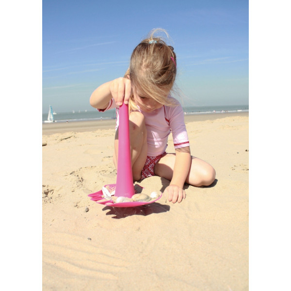 Фото - Граблі для гри в пісочниці Quut Pink (170013)