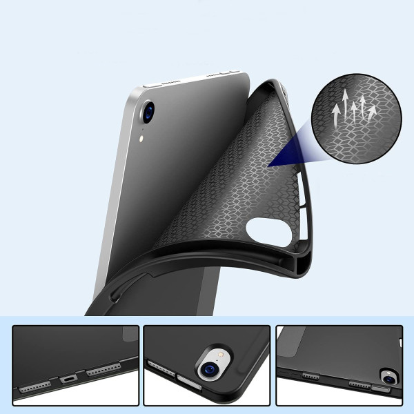 Фото - Чохол для планшету BeCover Direct Charge Pen з кріпленням Apple Pencil for Apple iPad Mini 7 2024 Black (712457)