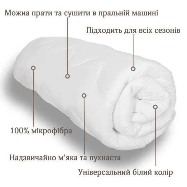 Фото - Одеяло зимнее двуспальное евро Interscalit Extra Winter 200x220 (QW01725)
