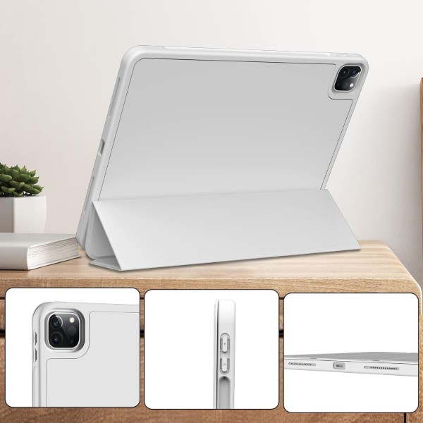 Фото - Чохол для планшету BeCover Tri Fold Soft TPU з кріпленням Apple Pencil for Apple iPad Pro 11 2020/2021/2022 Gray (711111)