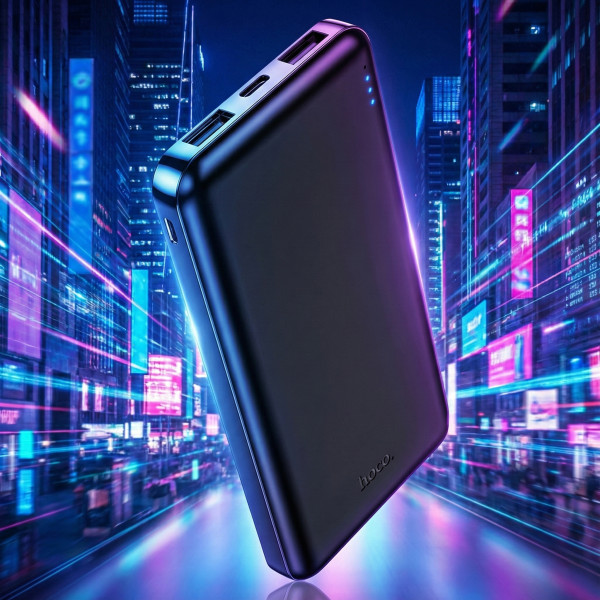 Фото - Батарея мобільна HOCO J100 High-Ranking 10000 mAh Black (714727)