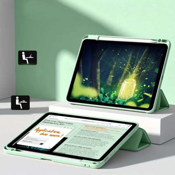 Фото - Чохол для планшета BeCover Soft Edge з кріпленням для стілусу for Xiaomi Redmi Pad 2 11.0" Green (713659)