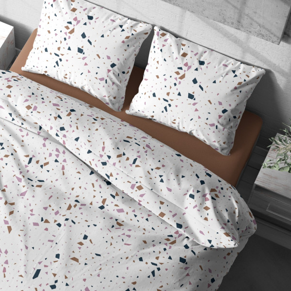 Фото - Комплект постільної білизни Lelit Р-0219 Полісатин Двоспальна (1201276)