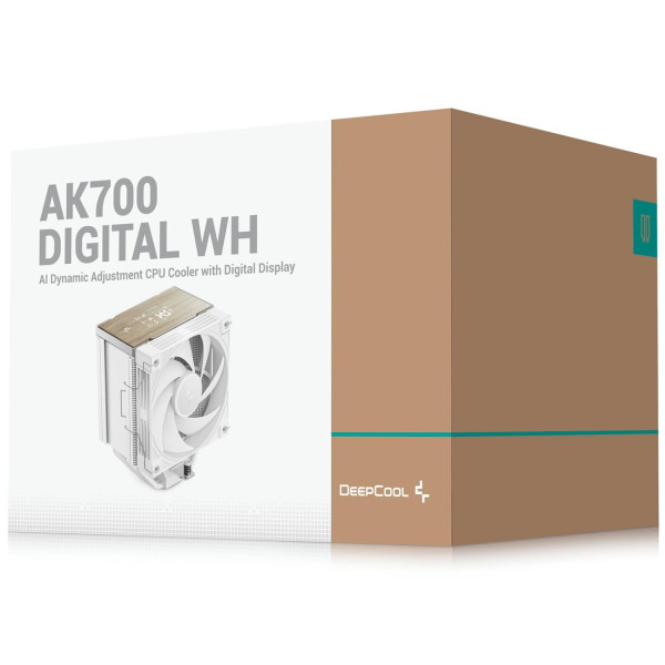 Фото - Процесорний кулер Deepcool AK700 Digital WH (R-AK700-WHNDMN-GJD)