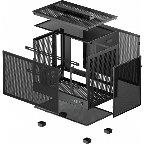 Фото - Корпус Deepcool CH160 Mesh Black (R-CH160-BKNMI0-G-1) без БЖ