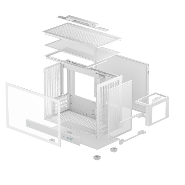 Фото - Корпус Deepcool CH160 Plus White (R-CH160-WHNGM0-G) без БЖ