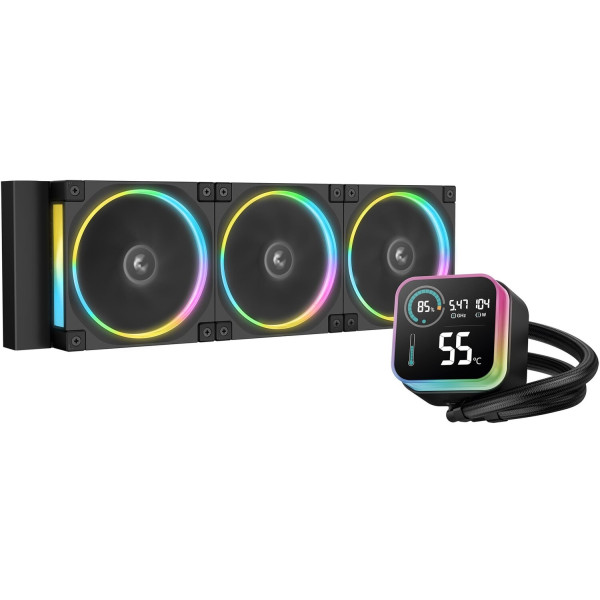Фото - Водяная система охлаждения Deepcool LQ360 Ultra ARGB Black (R-LQ360-BKASMC-G-1)