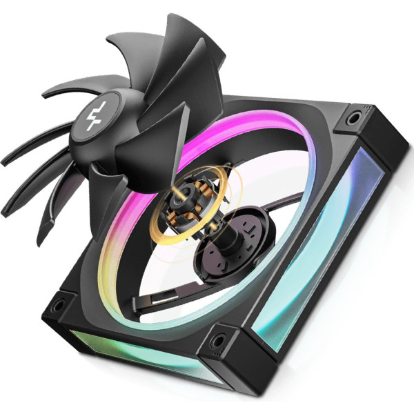 Фото - Водяная система охлаждения Deepcool LQ360 Ultra ARGB Black (R-LQ360-BKASMC-G-1)