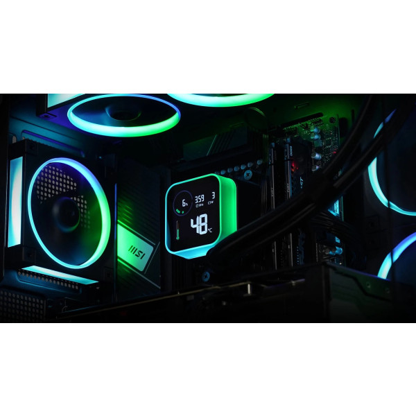 Фото - Водяная система охлаждения Deepcool LQ360 Ultra ARGB Black (R-LQ360-BKASMC-G-1)