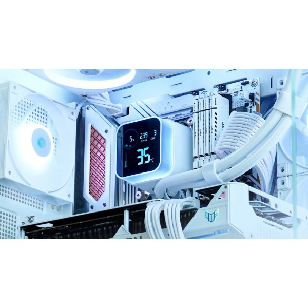Фото - Водяна система охолодження Deepcool LQ360 Ultra ARGB WH (R-LQ360-WHASMC-G-1)