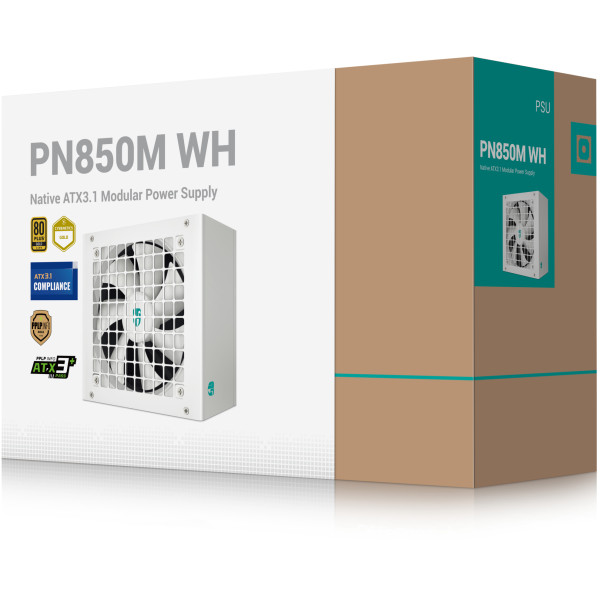 Фото - Блок живлення для ПК Deepcool GamerStorm PN850M 850W White (R-PN850M-FC0W-JGEU)
