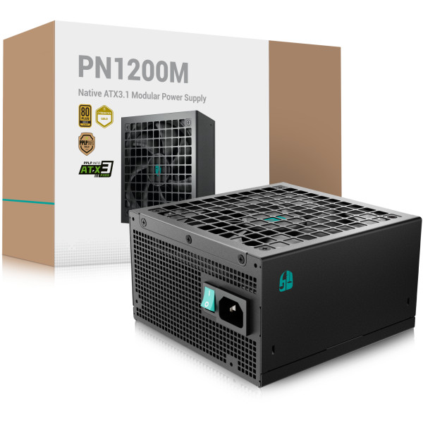 Фото - Блок живлення для ПК Deepcool GamerStorm PN1200M 1200W (R-PNC00M-FC0B-JGEU)