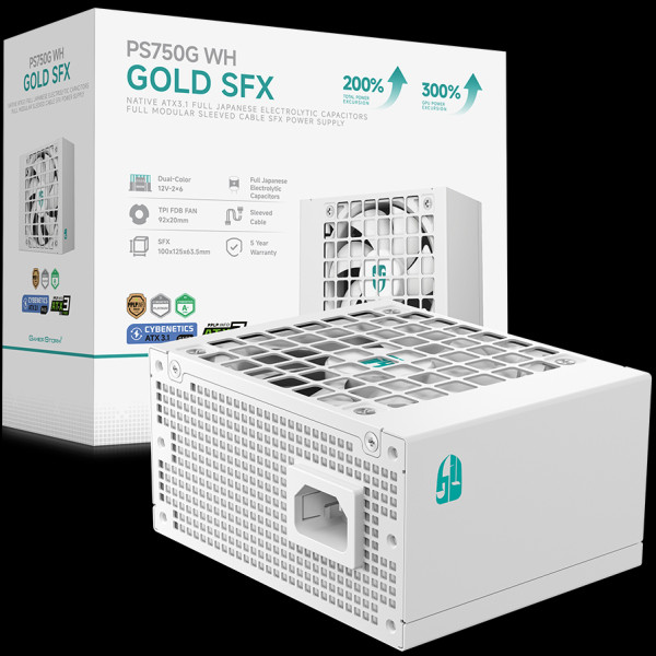 Фото - Блок питания для ПК Deepcool GamerStorm PS750G 750W White (R-PS750G-FE0W-JGEU)