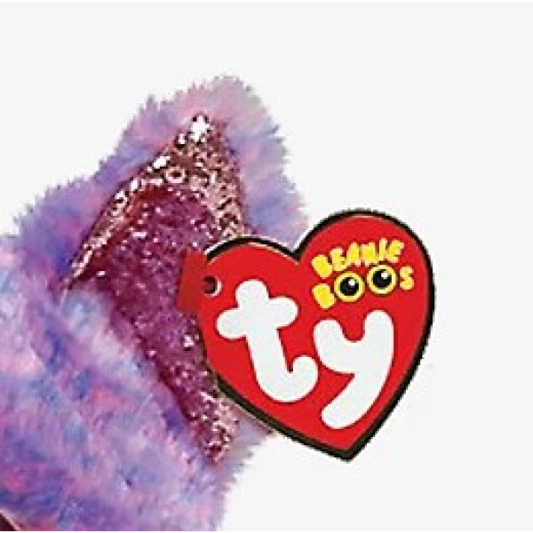 Фото - Мягкая игрушка глазастик TY Beanie Boo's Кот "CASSIDY" 25см (36486)
