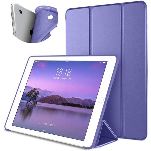 Фото - Чохол для планшету BeCover Tri Fold Soft TPU Silicone for Apple iPad 9.7 2017/2018 A1822/A1823/A1893/A1954 Purple (706880)