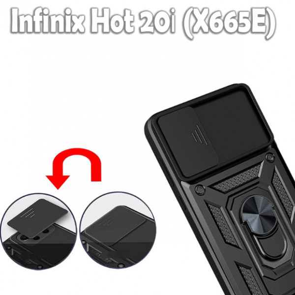 Фото - Чохол для смартфону BeCover Military for Infinix Hot 20і (X665E) Black (709090)