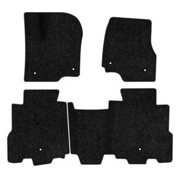 Фото - Килимки ворсові в салон авто EVAtech Standard для Ford Expedition Max (U553) 8 seats 2017 4 покоління SUV EU чорний кант FD11136PDR4FC6VEB