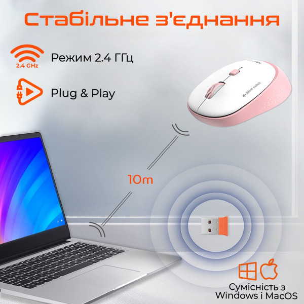 Фото - Миша бездротова Meetion MT-R571-P