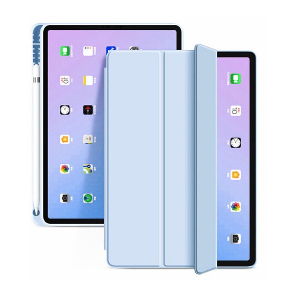 Фото - Чохол для планшета BeCover Tri Fold Soft TPU з кріпленням for Apple iPad 10.9" (2022/2024)/iPad (А16) 2025 11" Light Blue (708464)