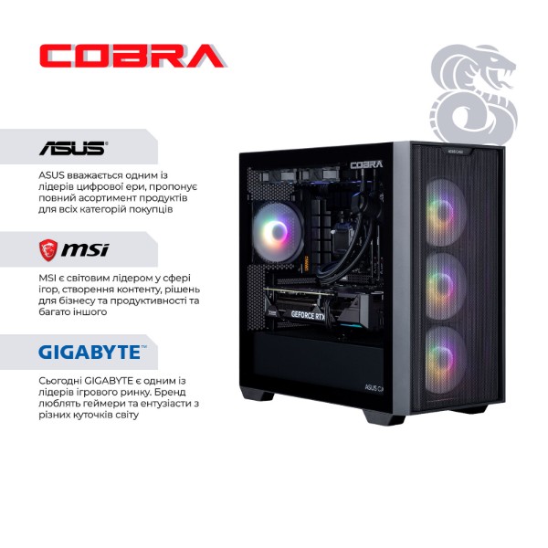 Фото - Системный блок Cobra Apex RTX 5080 / Ryzen 7 7800X3D / RAM 32GB / SSD 2TB / Win 11 (R7A23646)