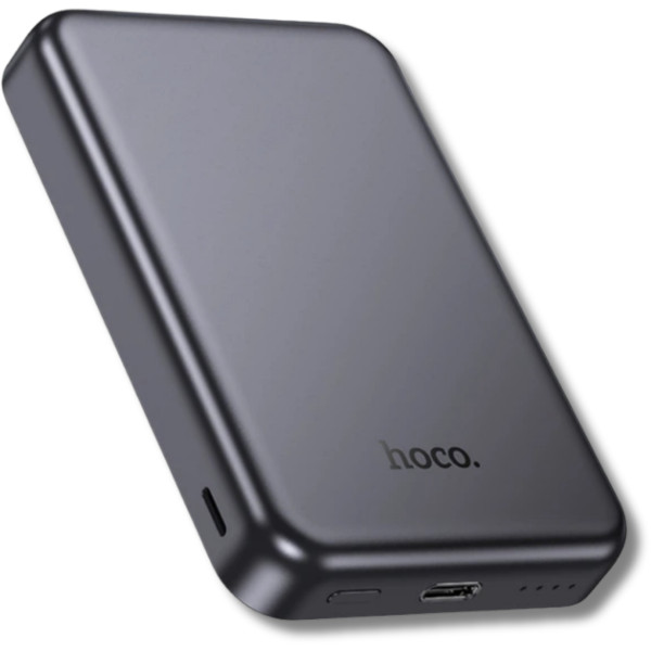 Фото - Батарея мобільна HOCO J160 Original Magnetic Wireless 5W (5000 mAh) Black (714868)
