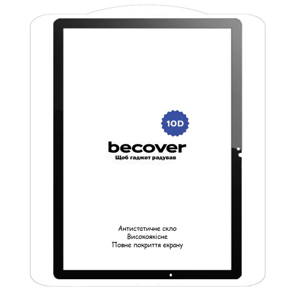 Фото - Захисне скло для планшета BeCover 10D for Samsung Galaxy Tab A11 Plus SM-X236B 11.0" Black (713936)