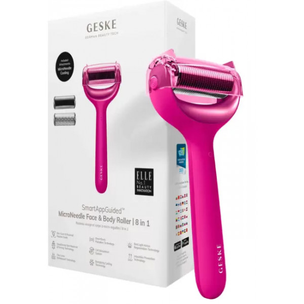 Фото - Масажер для обличчя GESKE MicroNeedle Face & Body Roller 8 в 1 (GK000043PL01)