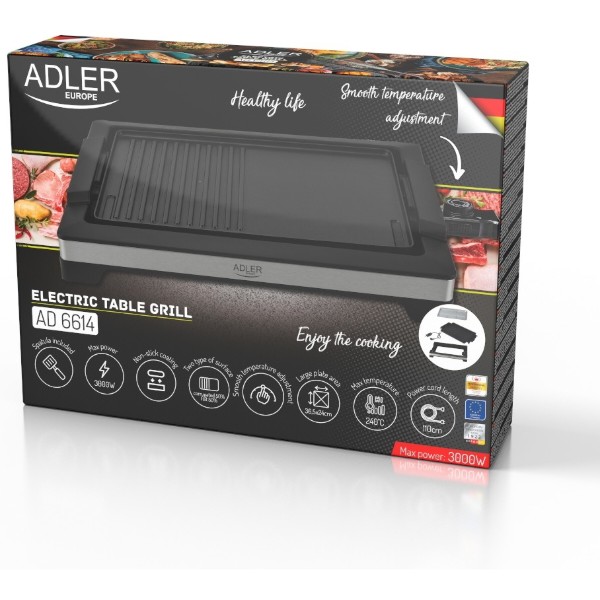 Фото - Гриль-барбекю електричний Adler AD 6614