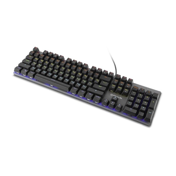 Фото - Клавиатура проводная REAL-EL M 13 Grey USB (EL123100045)